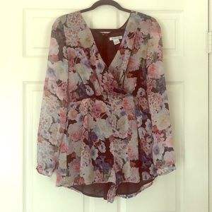 Glamorous floral ROMPER XS